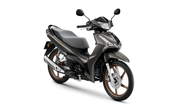 All New Honda Wave125 2025 สีน้ำตาล-ดำ (ล้อแม็ก-กุญแจรีโมต)
